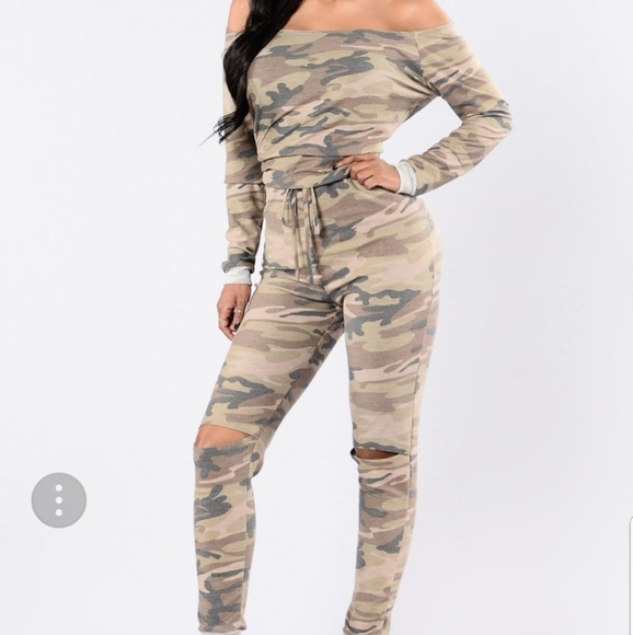 Fashion Nova Other - Camo Jumpsuit by Fashionnova Fashion Nova Other - Camo Jumpsuit by Fashionnova